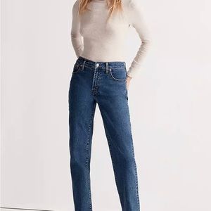 Madewell Petite Perfect Vintage Jean in Bright Indigo Wash: Instacozy Edition
